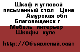 Шкаф и угловой письменный стол › Цена ­ 6 000 - Амурская обл., Благовещенск г. Мебель, интерьер » Шкафы, купе   